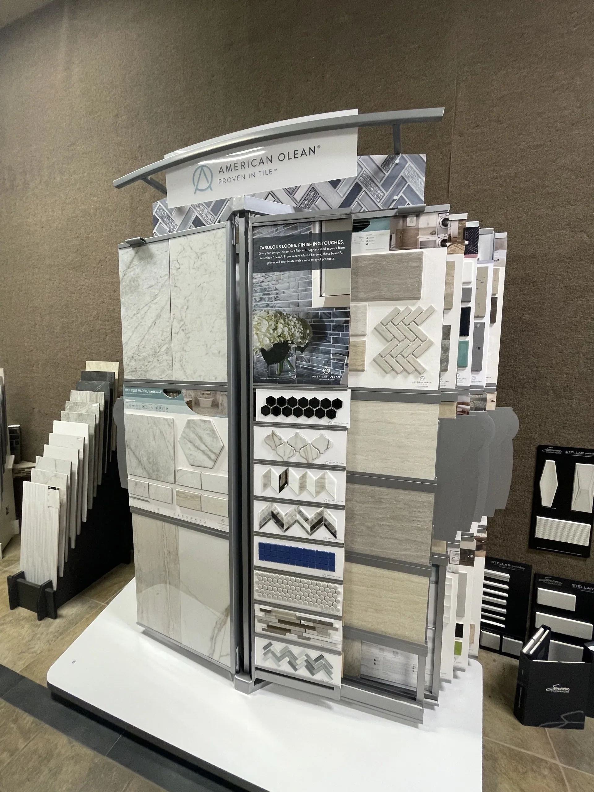 In store tile display